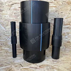 Неразъемное соединение полиэтилен-сталь (нспс) 90/89*3,5 мм SDR 17 вода