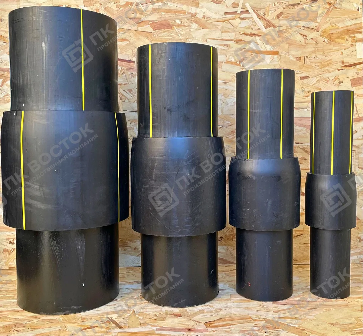 Неразъемное соединение полиэтилен-сталь 280-273 мм SDR 11 газ